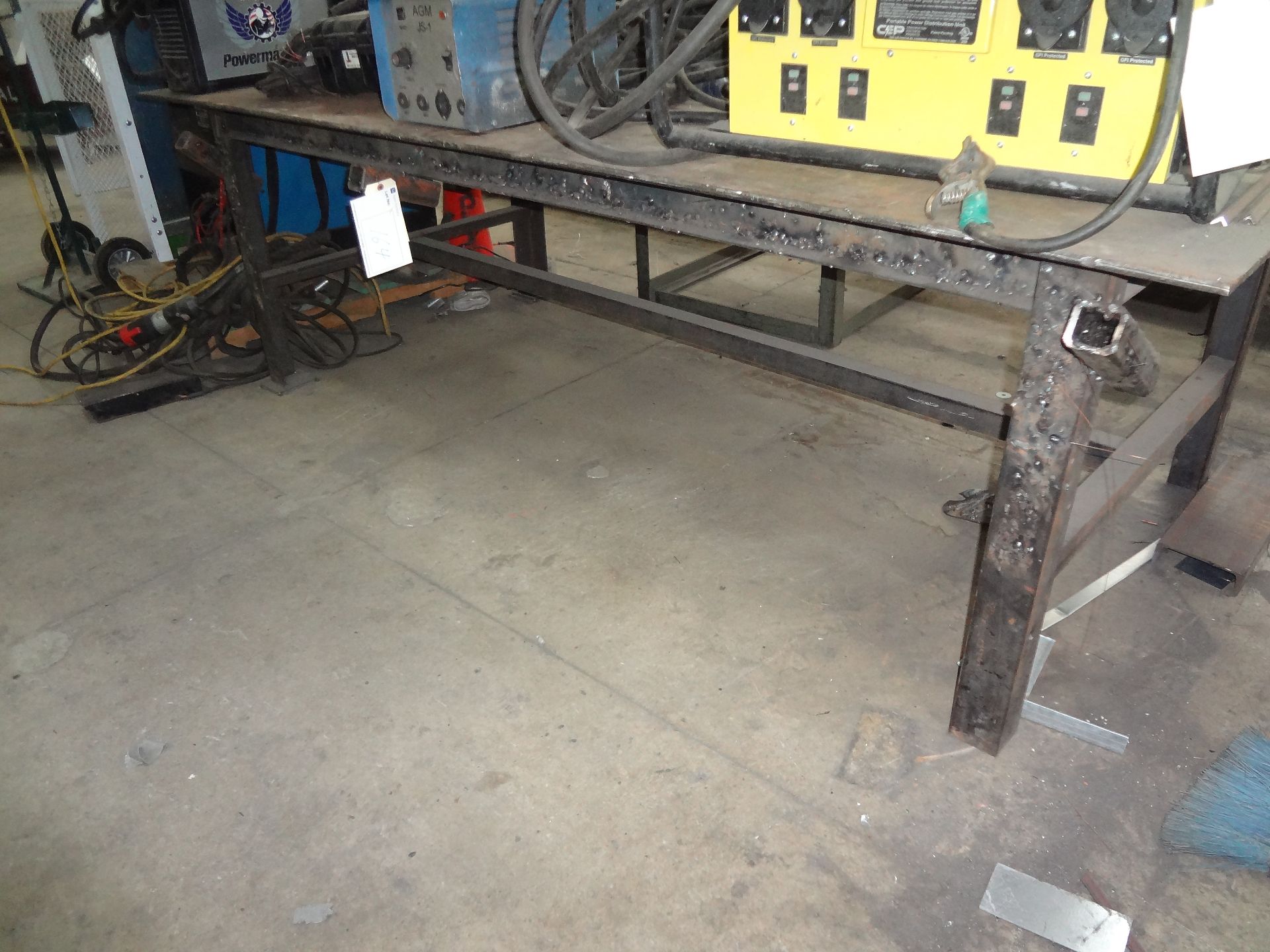 48" X 96" HEAVY DUTY STEEL WELDING TABLE