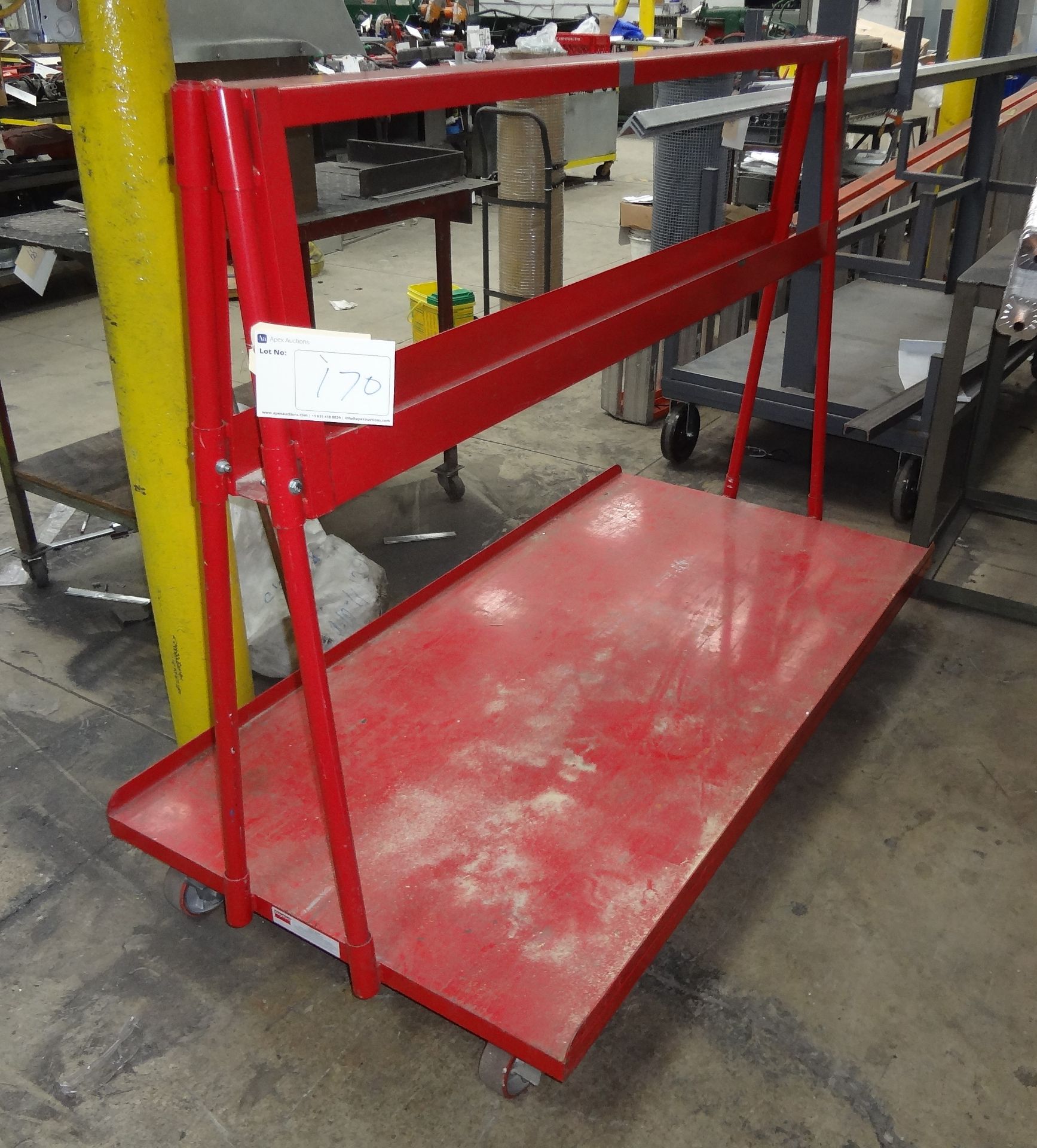 DAYTON 46' LONG X 4' HIGH PORTABLE A-FRAME CART