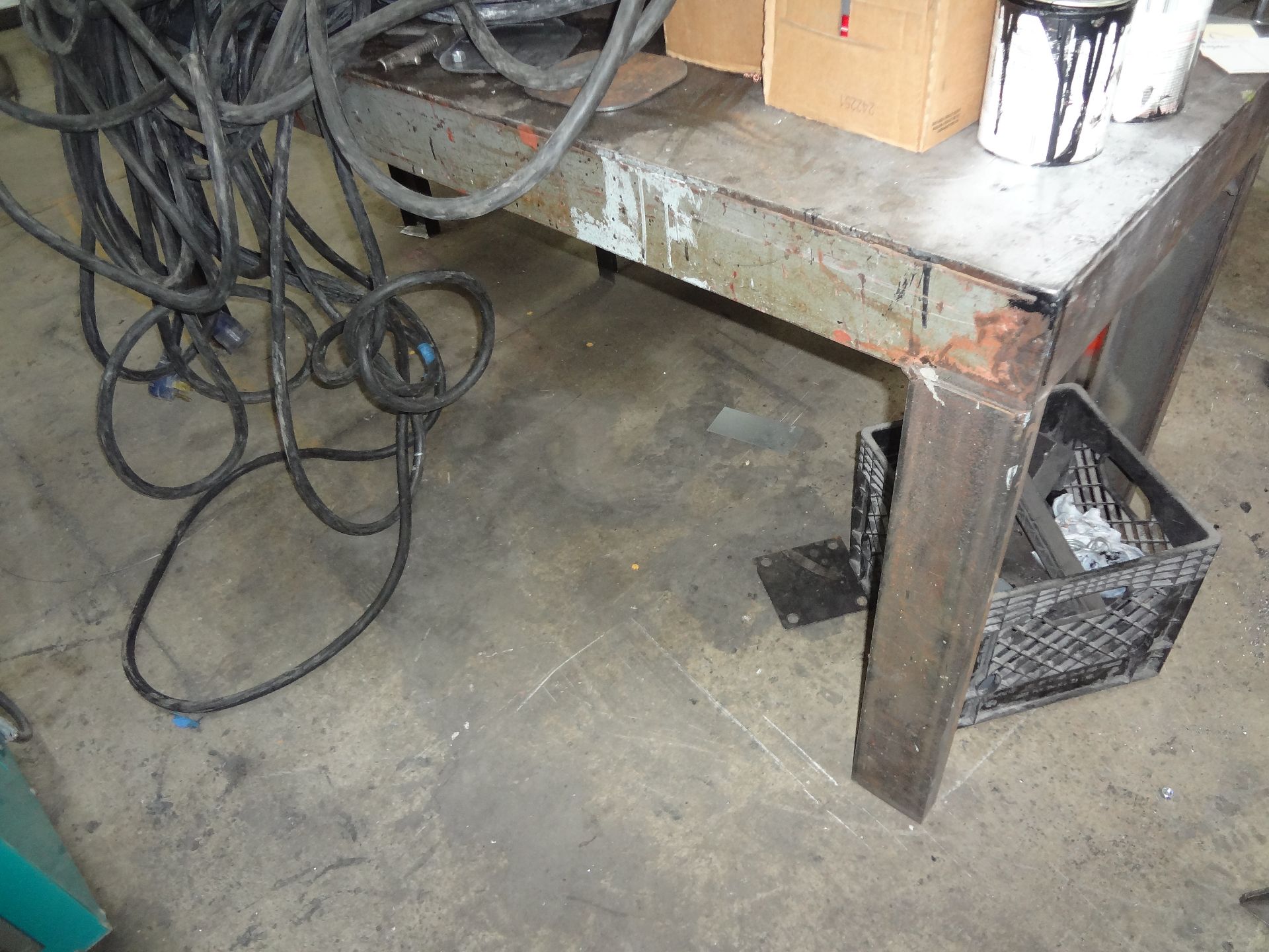 24" X 72" HEAVY DUTY STEEL TABLE