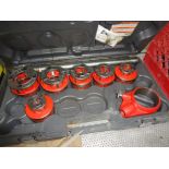 ASSORTED RIDGID PIPE THREADING DIES, UP TO 2"
