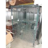 ROLLING CAGE, 48" LEFT TO RIGHT X 60" HIGH X 17" DEEP