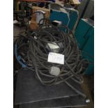 ASSORTED HEAVY DUTY ELECTRIC CABLES