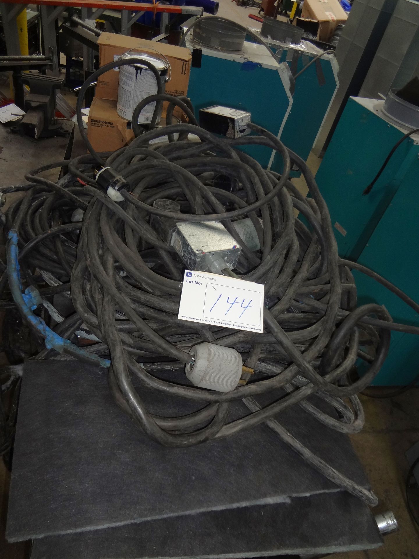 ASSORTED HEAVY DUTY ELECTRIC CABLES