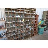 LOT RACK W/CONTENTS (PIPE FITTINGS)