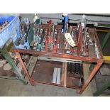 SHOP CART W/CLAMP KITS AND CONTENTS