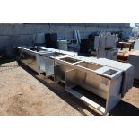 20'X40"X37" CUSTOM SS FOOD SERVICE LINE