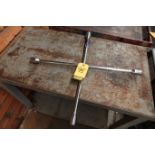 4 WAY 25" TIRE IRON; 7/8", 15/16", 1", 1 1/16"