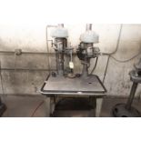 ROCKWELL 2-BANK PRODUCTION DRILL PRESS W/TABLE
