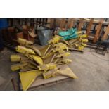 LOT 2-PALLETS METAL CHUTES