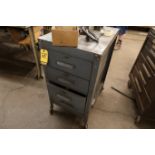 4 DRAWER SHOP CABINET ON CASTERS