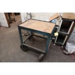 3' X 2' SHOP CART W/PNEUMATIC TIRES