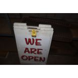 PLASTIC A-FRAME SIGNS