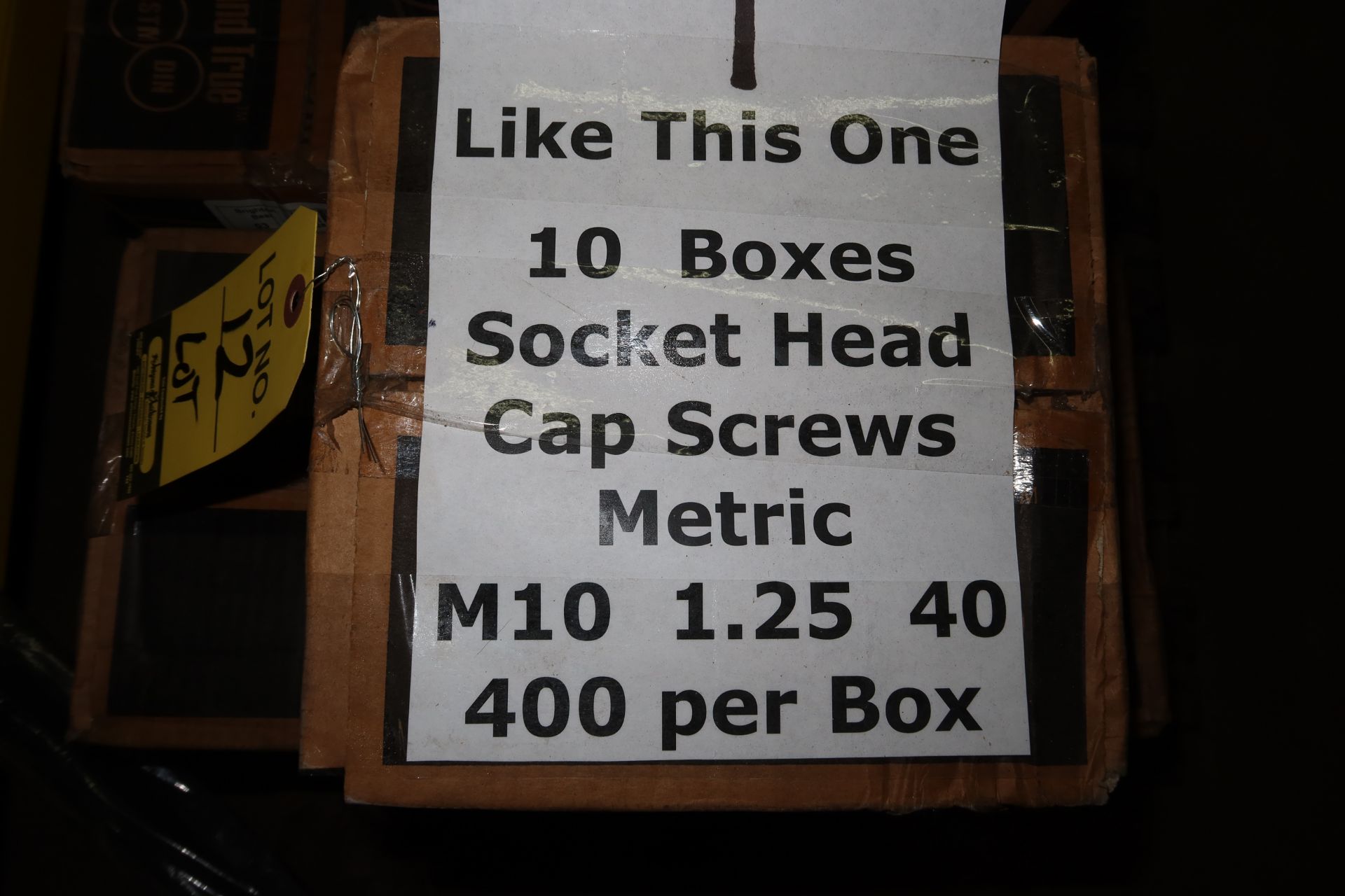 LOT (10 BOXES) SOCKET HEAD CAP SCREWS - Image 3 of 3