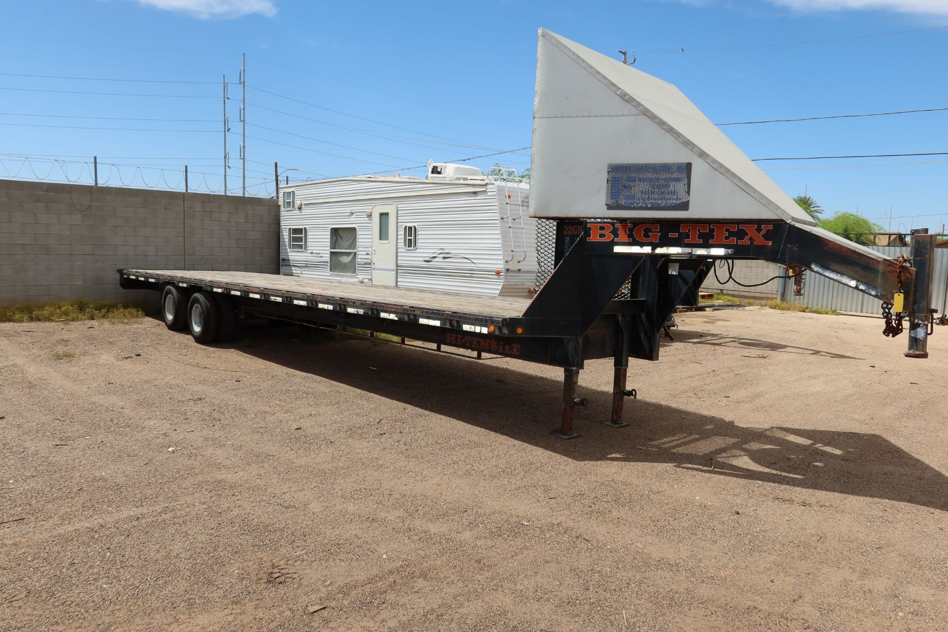 BIG TEX 36' MDL. 226N, 2-AXLE, 8-WHEEL TRAILER GOOSENECK, VIN. 16VGX362X607697477