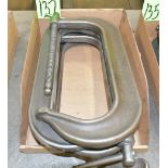 Lot-(4) 12" C-Clamps in (1) Box