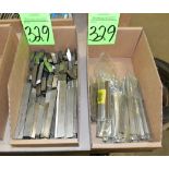 Lot-Cemented and Non-Cemented Boring Bars, Groove Cutters and Packaged Boring Bars in (2) Boxes