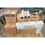 Lot-Various Large Poly Tubing Products and Plastic Sheeting on (1) Pallet