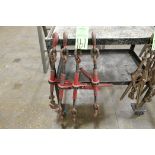 Lot-(4) Ratcheting Chain Binders