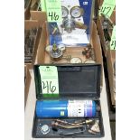 Lot-Various Oxygen/Acetylene Gauges in (1) Box and Propane Torch