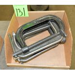 Lot-(5) 6" C-Clamps in (1) Box