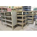 Lot-(4) Various Sections Steel Welded Shelving