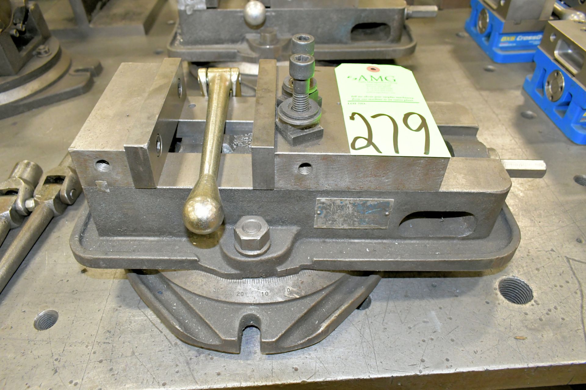 6" Machine Vise with Rotary Base with Handle