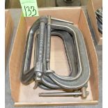 Lot-(5) 8" C-Clamps in (1) Box