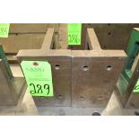 Pair 9 1/2" x 5 1/2" x 7" Angle Plates