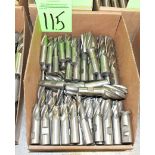 Lot-Single End Mills in (1) Box