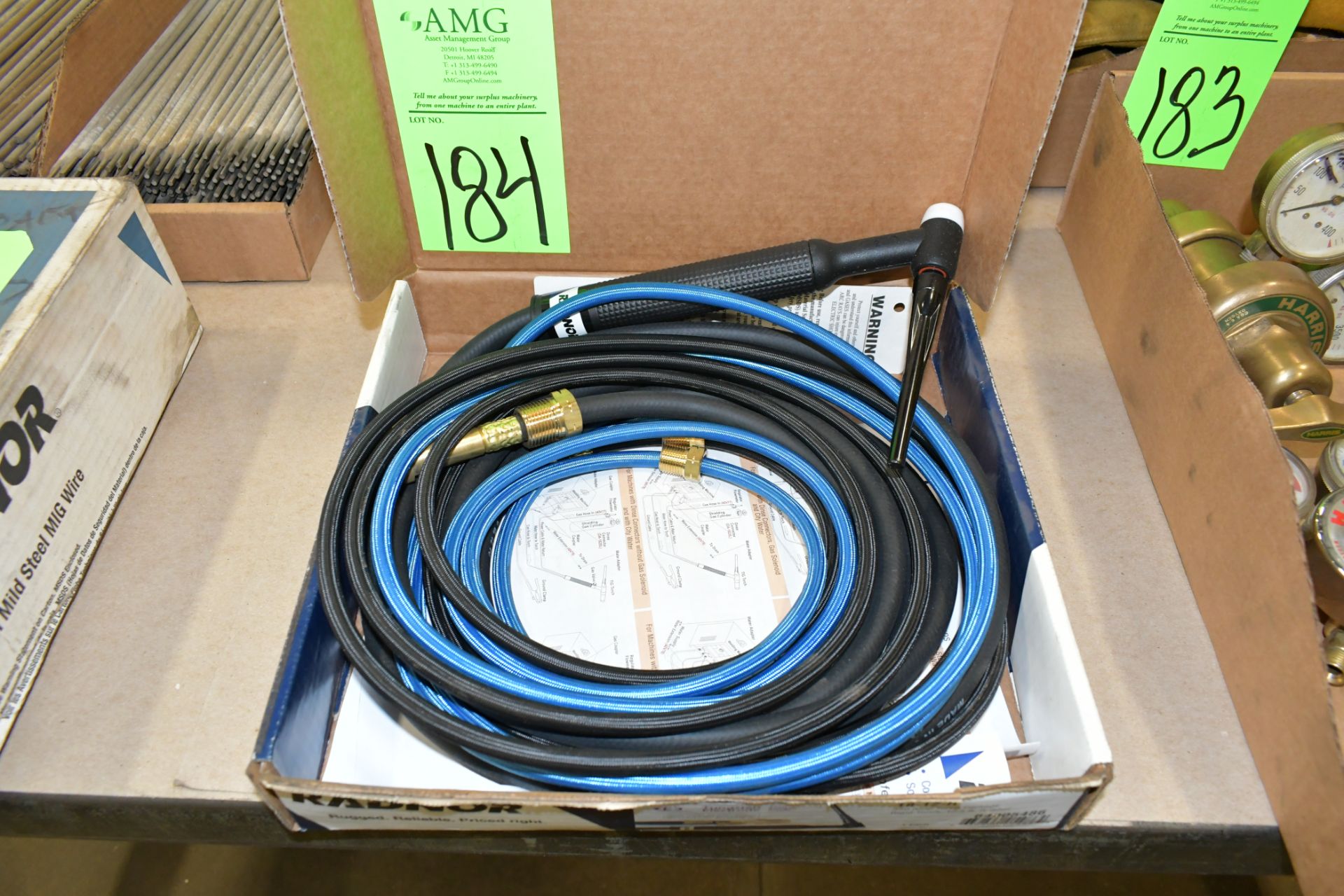 Radnor 1812R, Packaged 350-Amp Tig Torch and Hose