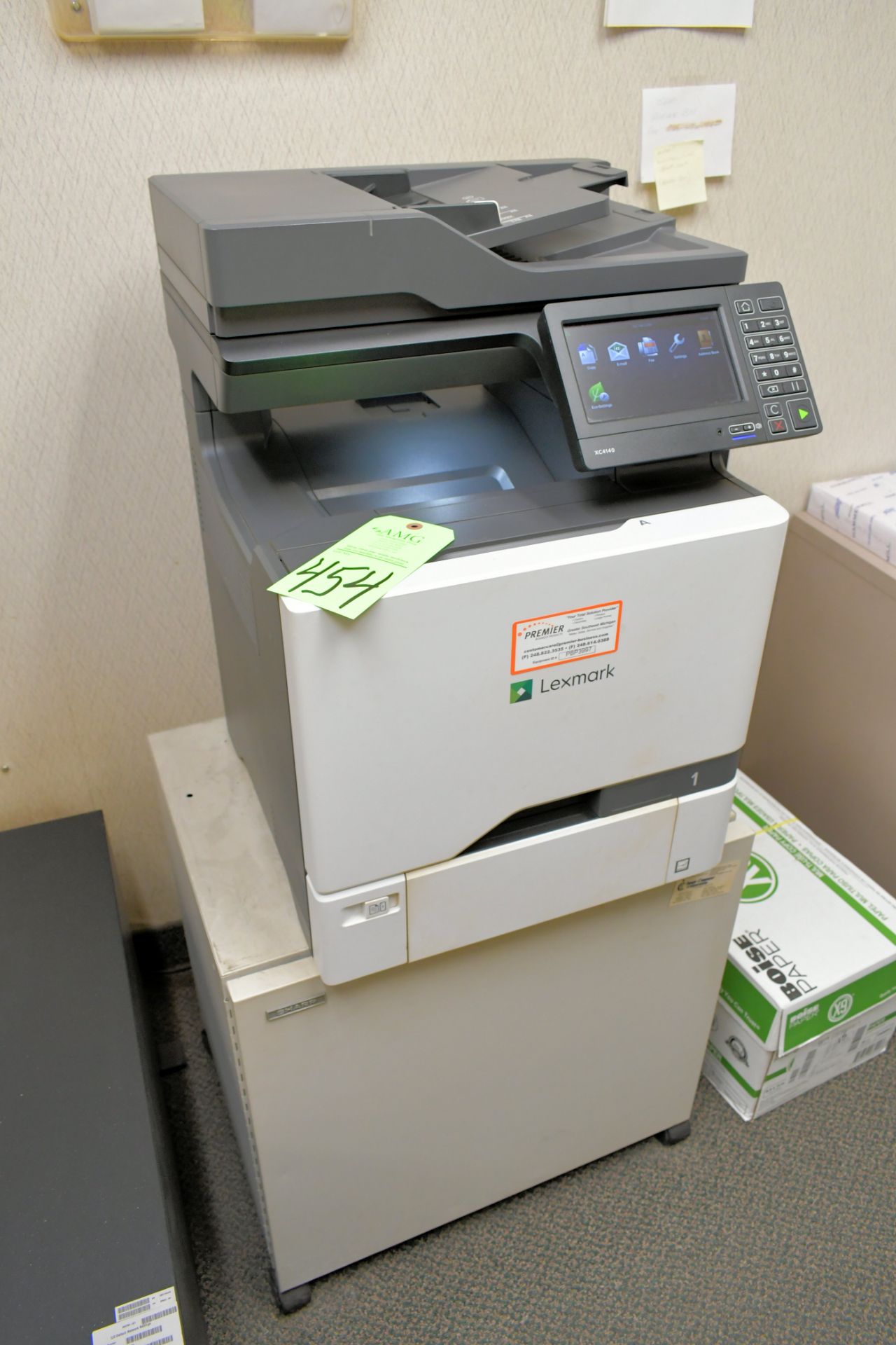 Lexmark XC4140 Multi-Function Office Machine with Cabinet Base