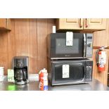 Lot-(2) Microwaves, (1) Coffee Maker and (1) Refrigerator