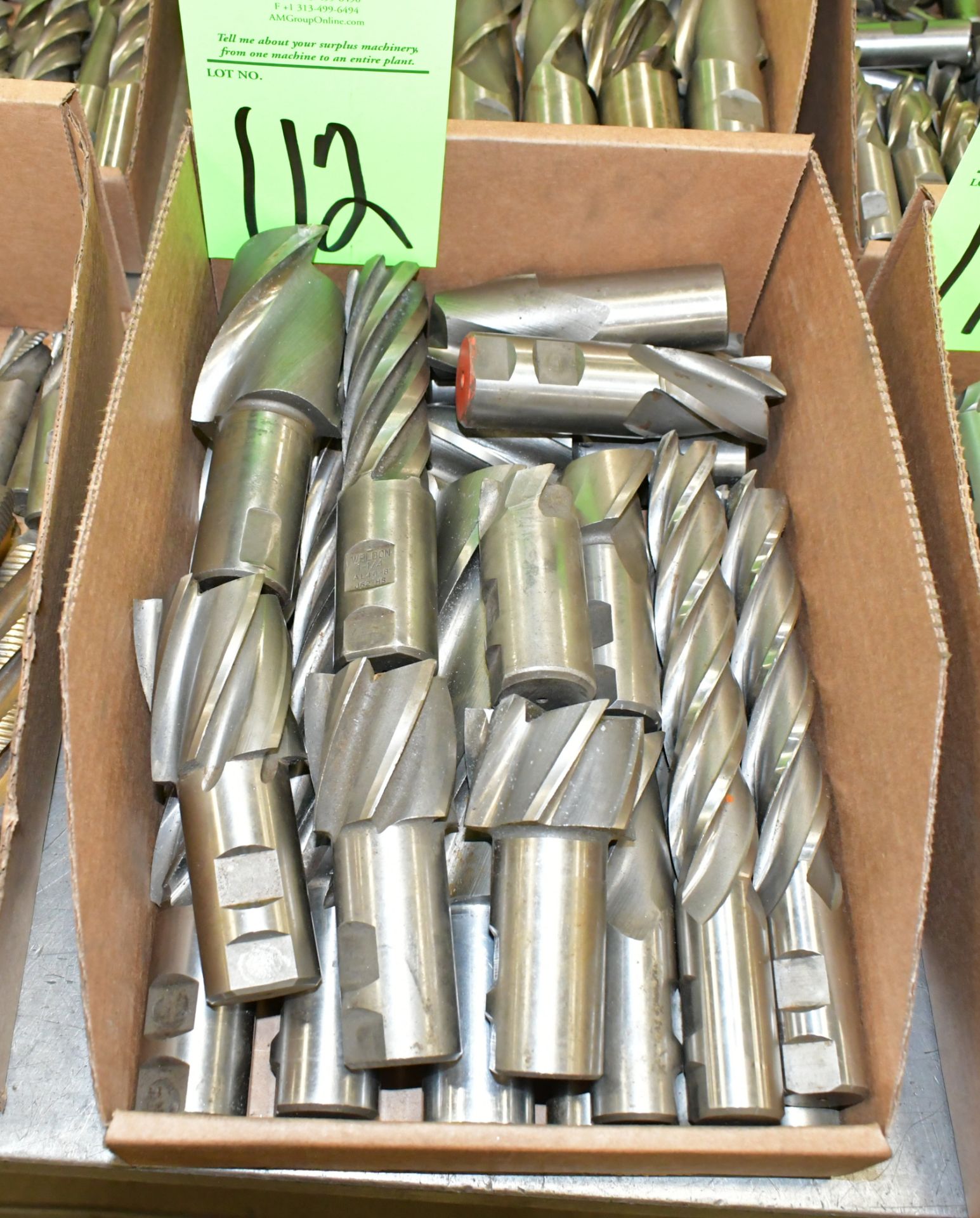 Lot-Single End Mills in (1) Box