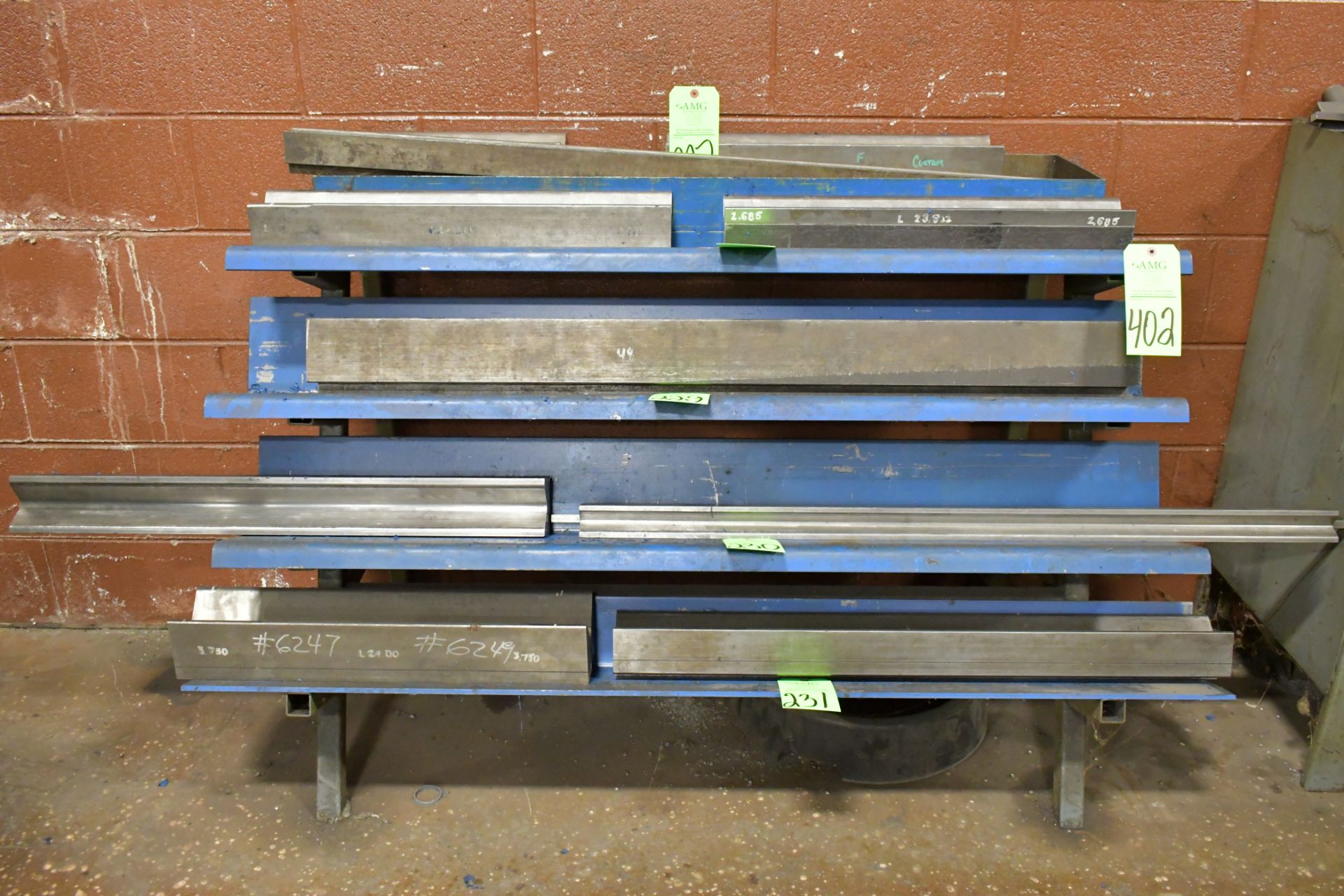 Metal Brake Rack Lot-(2) Brake Die Racks, (Brake Dies Not Included)