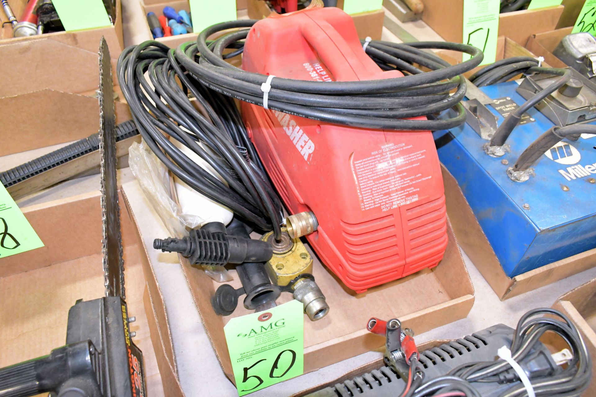 [Electric Pressure Washer with Wand and Hose in (1) Box