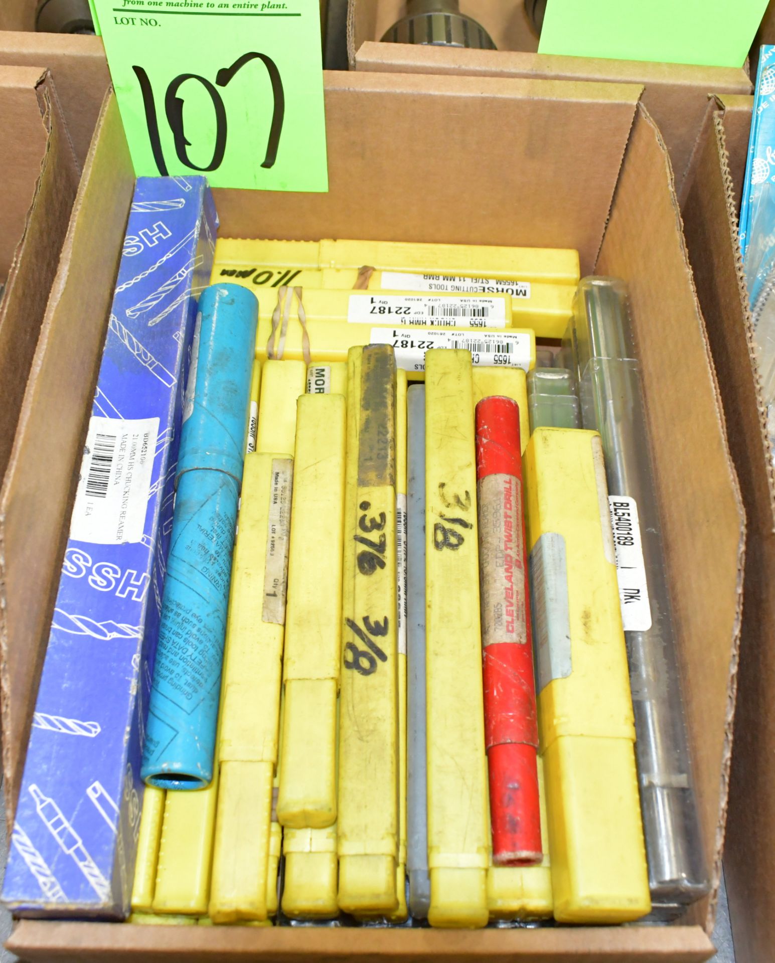 Lot-Packaged Reamers in (1) Box