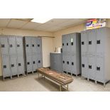 Lot-Lockers, Bench Seats, and (1) 2-Door Short Supply Cabinet