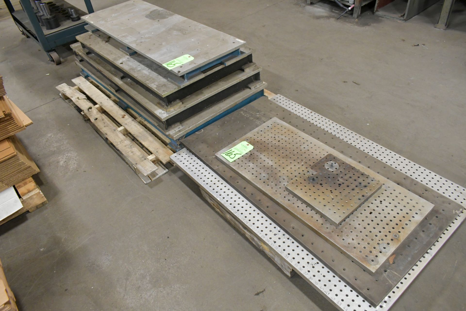Lot-Various Drilled and Not Drilled Fixture Plates in (2) Stacks