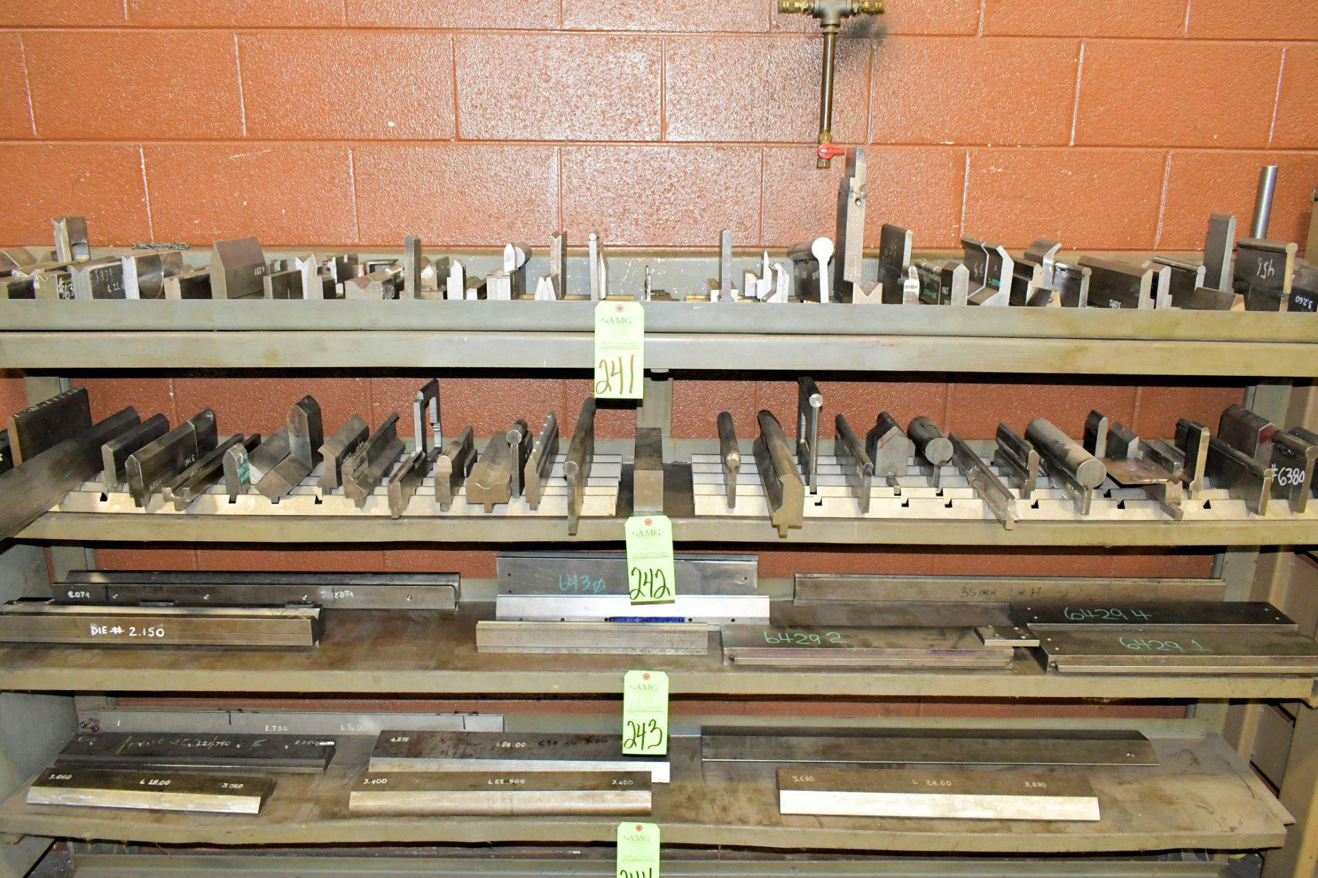 Lot-Various Brake Dies on (1) Shelf