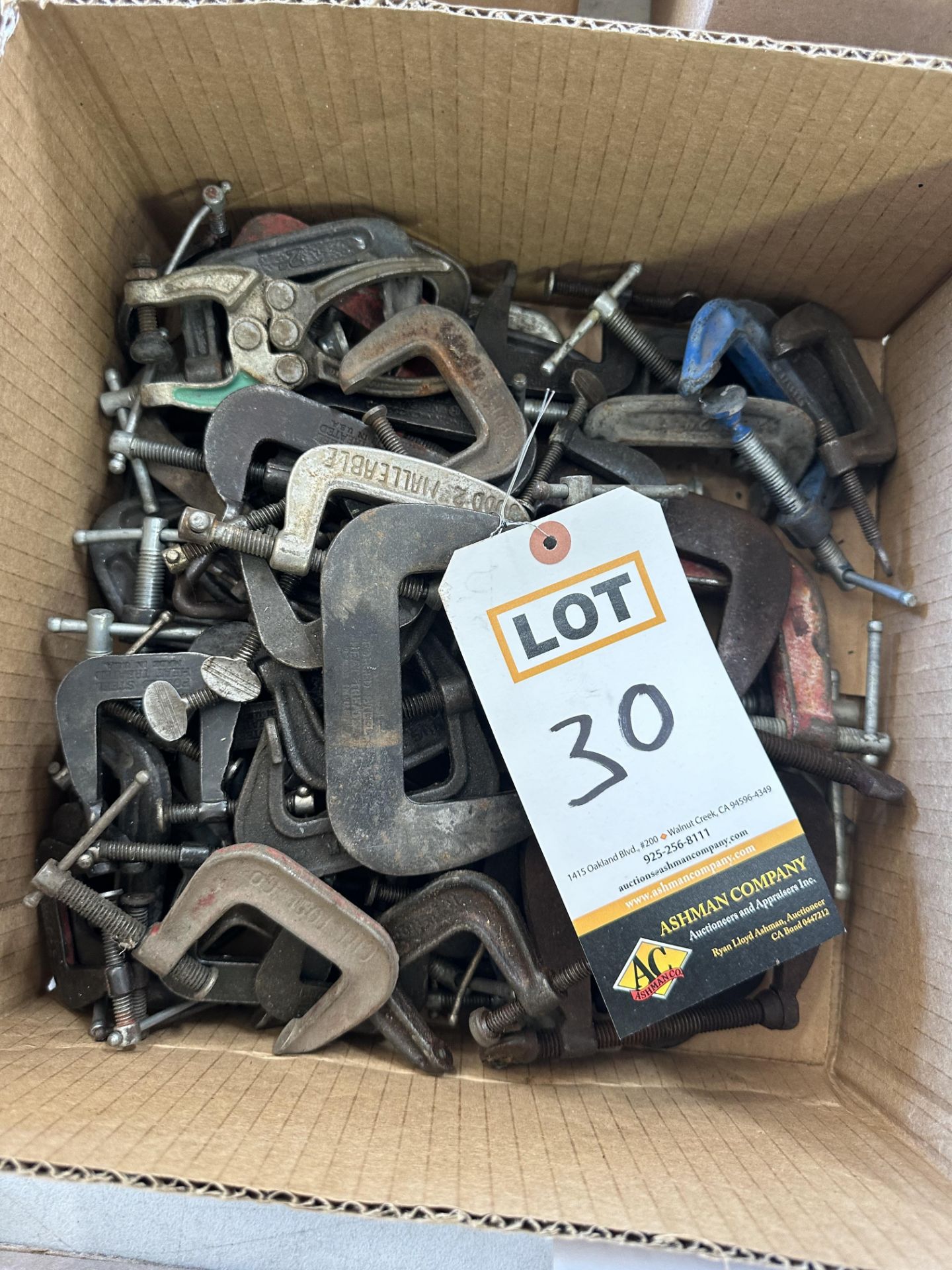 Large of small c clamps