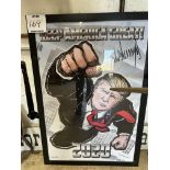 Donald Trump framed poster