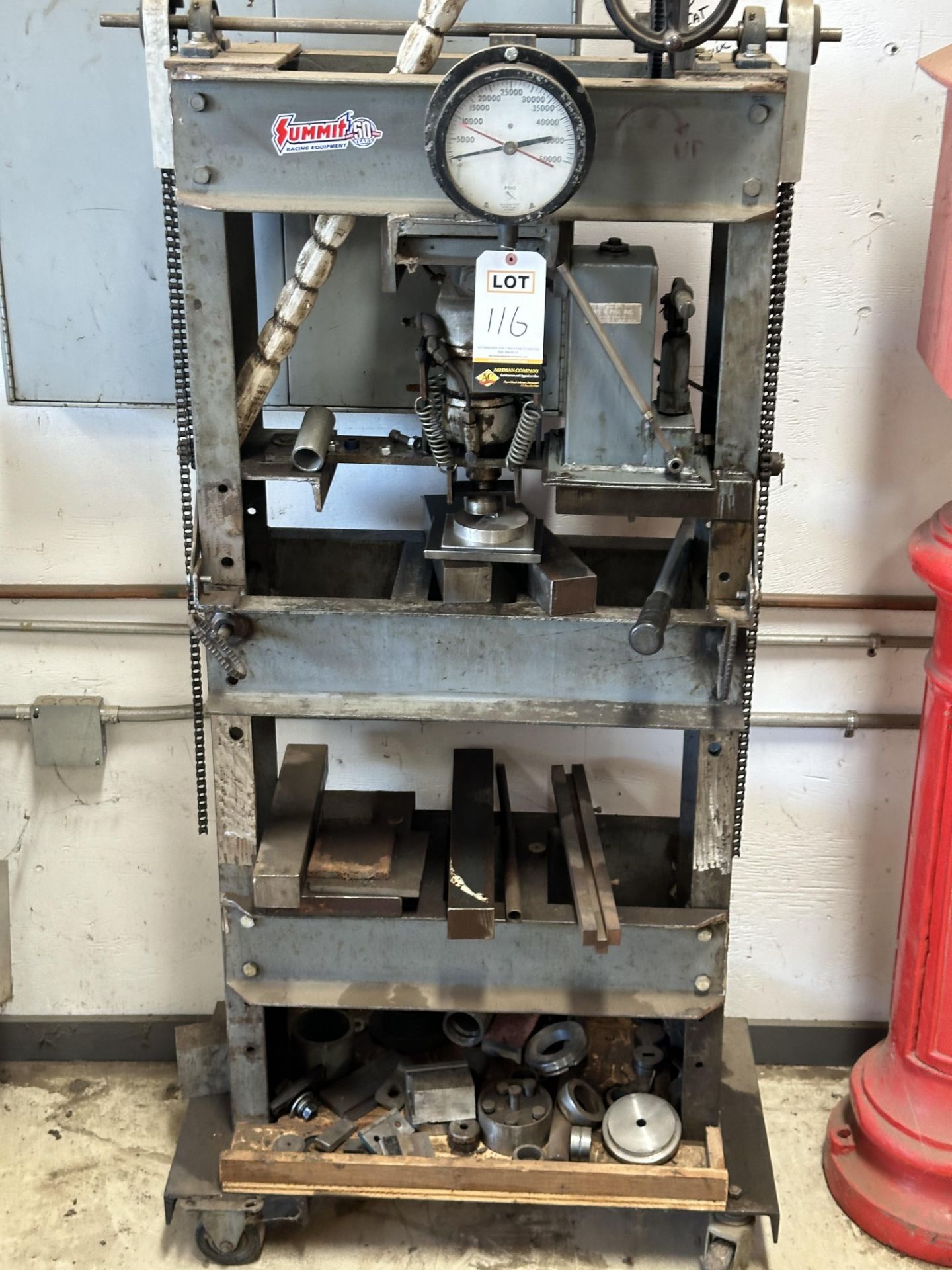 H frame hydraulic press 50 Tons