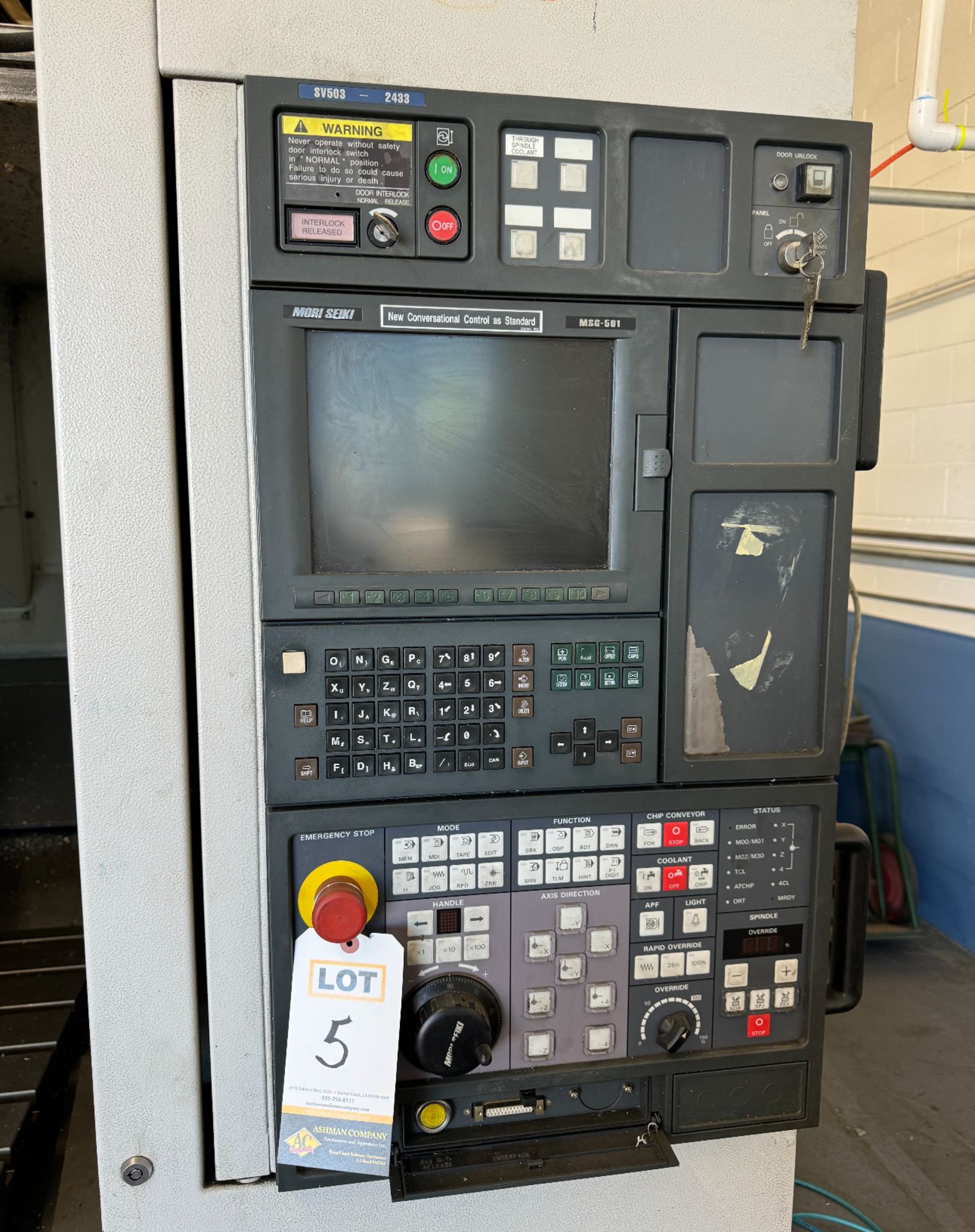 2000 Mori SEIKI Mdl. SV503 - Bild 3 aus 10