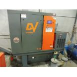 2012 DV SYSTEMS "G-30TD" Rotary Screw Air Compressor, S/N: 37993, 30 HP Capacity, W/ DV "ASD-100"