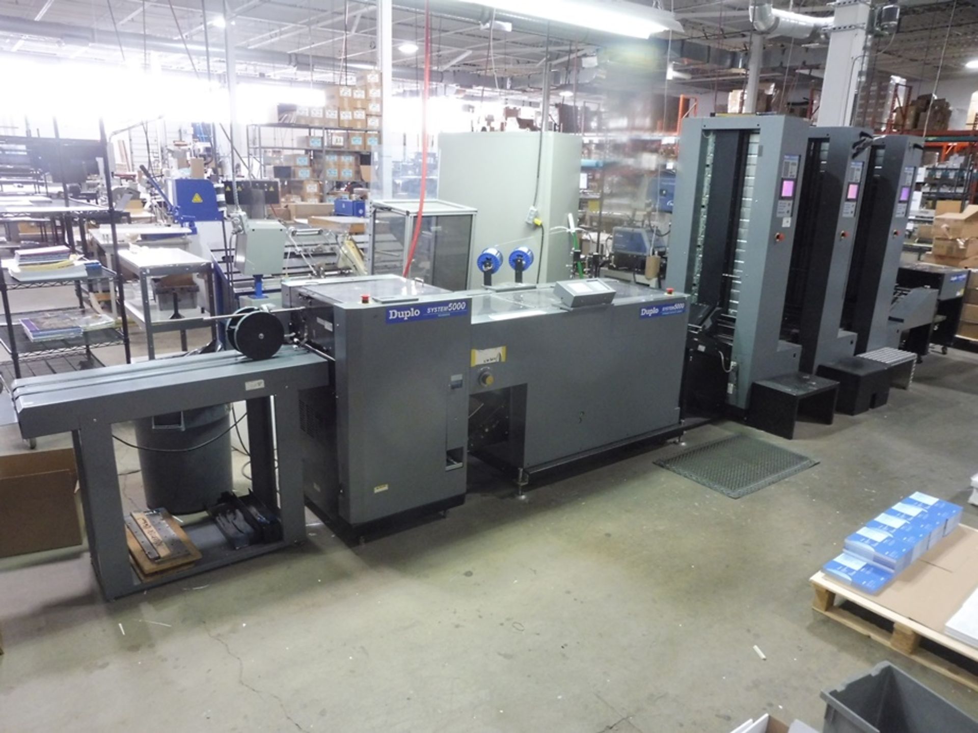 2006 DUPLO "System 5000" Booklet Making System, S/N: 031000799, 060900820, 060501069, W/ Stacking