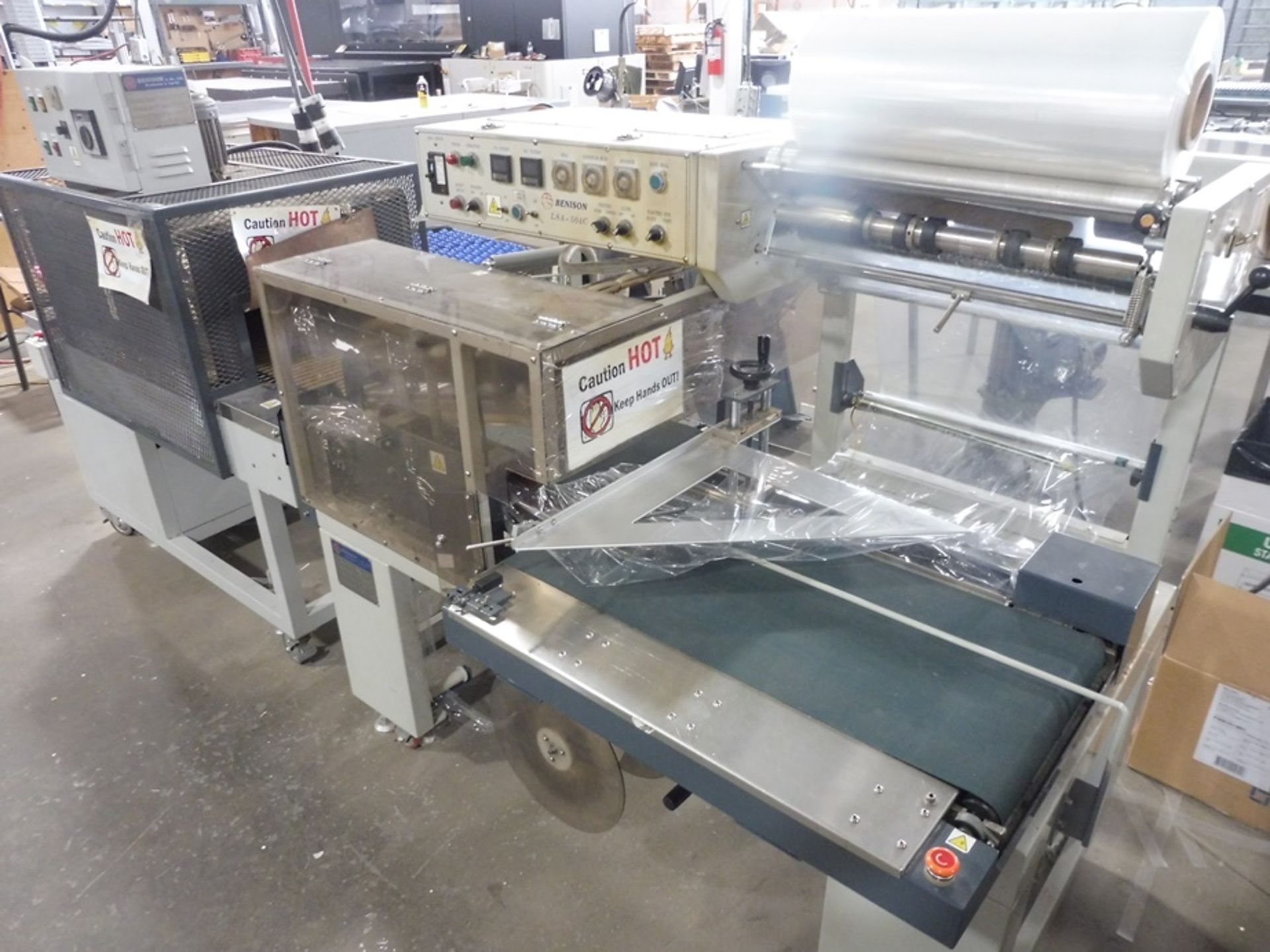 1999 BENISON "LSA-504C" Automatic Heat Shrink Packaging Machine, S/N: 99514047, (North York - Image 3 of 7