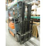 TOYOTA "42-6F-GCU15" Propane Powered Forklift Truck, S/N: 63047, 2,800LB Capacity, 3-Stage Mast,