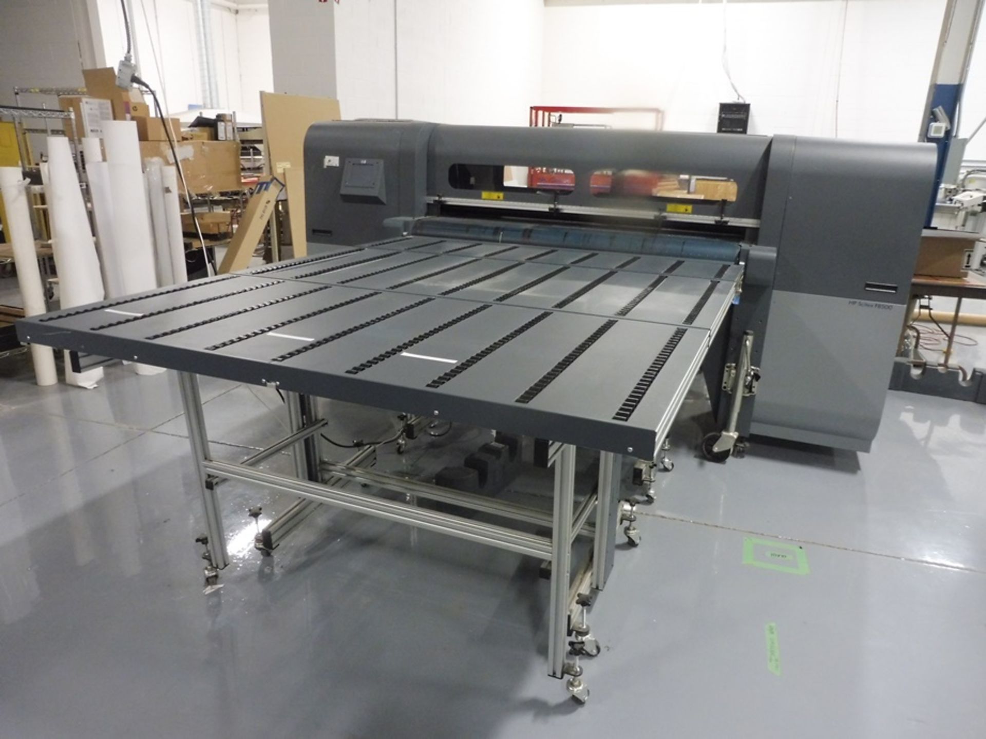HP "Scitex FB500" Digital Flat Bed Printing Press, S/N: SG3BF31001, 64" Capacity, Material Feed & - Image 3 of 3