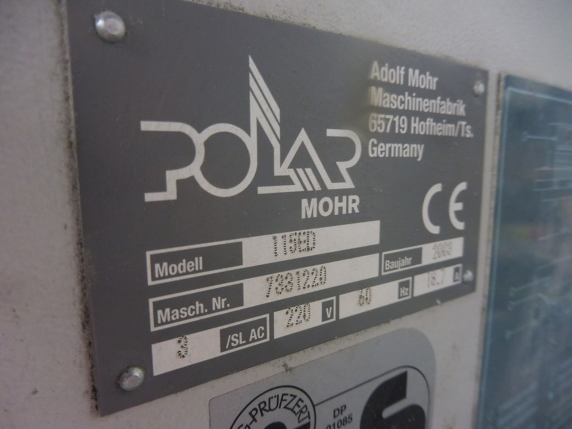 2003 POLAR "115 ED" Paper Cutter, S/N: 7331220, 45" Capacity, Chromium Main Air Film Tables, - Image 2 of 5