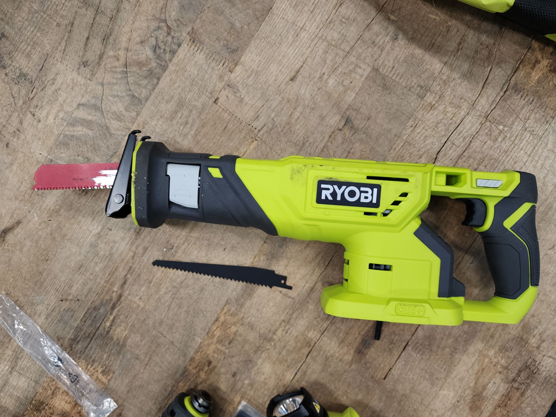 Ryobi Tool Set Including: Model SA1802 1/2" VSR Drill w/One+Tool Lanyard, Model R10633 Circular Saw, - Image 16 of 18